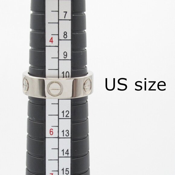 CARTIER 18k White Gold Love Ring - Picture 8 of 9